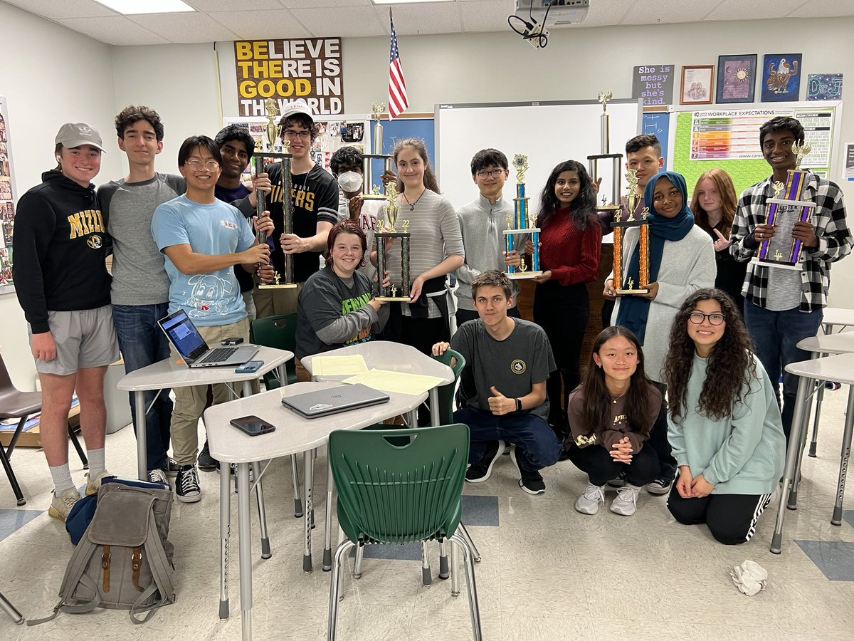 Rock Bridge Speech and Debate are having quite a season…finished 1 or 2 in all three large invitationals they’ve attended so far this season! Good luck this weekend RBHS Speech and Debate! #REPROCKBRIDGE #RockBridgeRocks