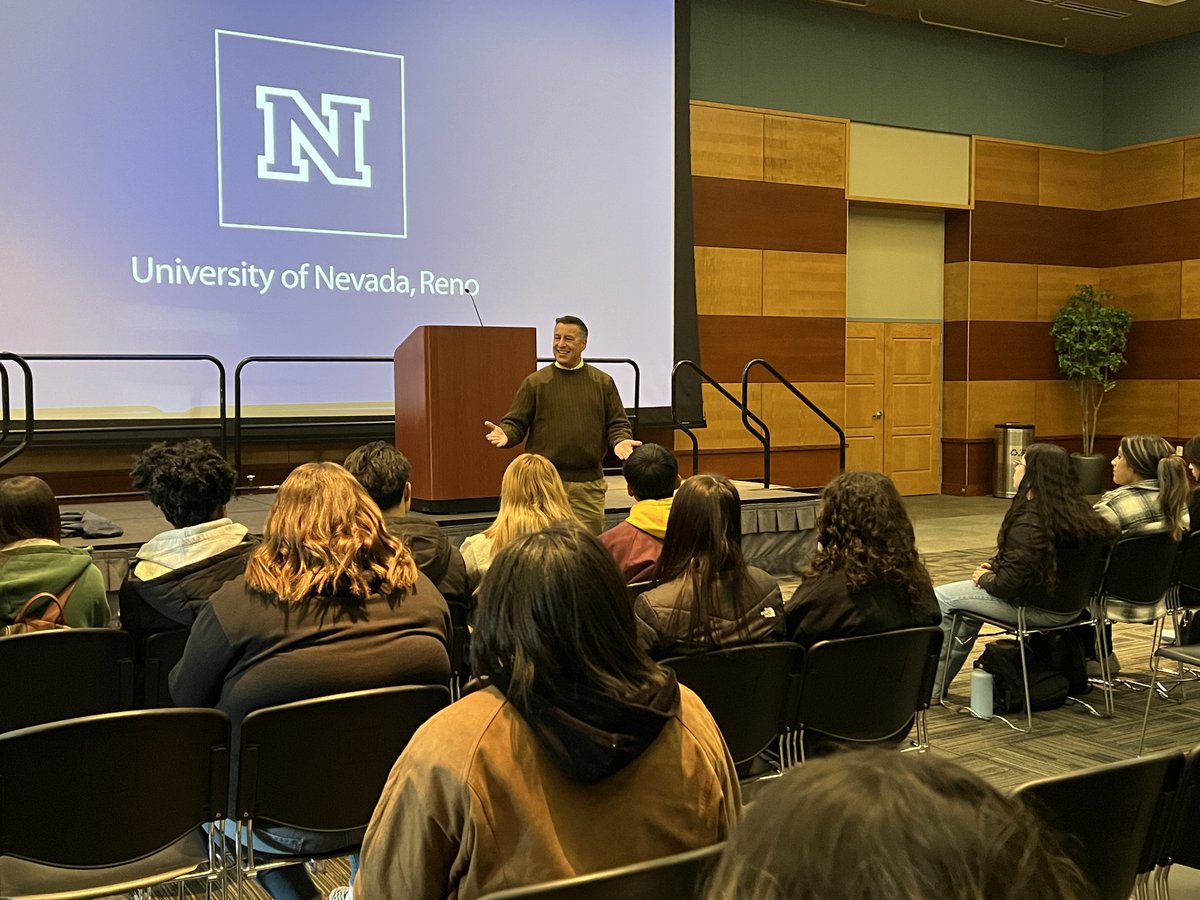 One of my favorite activities is meeting prospective students and sharing all the great opportunities that our incredible University offers! It was an honor to visit with so many great southern Nevada students. #GoPack