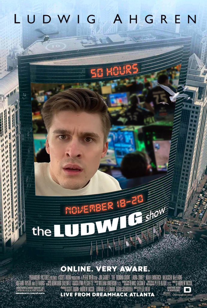 Yo! Catch <a href="/BigCheese/">BigCheese</a> and <a href="/TPAIN/">T-Pain</a> at <a href="/Dreamhack/">DreamHack</a> this weekend supporting <a href="/LudwigAhgren/">ludwig</a>’s charity goals! 

Use code Ludwig to help his charity efforts! Catch a special surprise Saturday at 4pm! #DreamhackATL