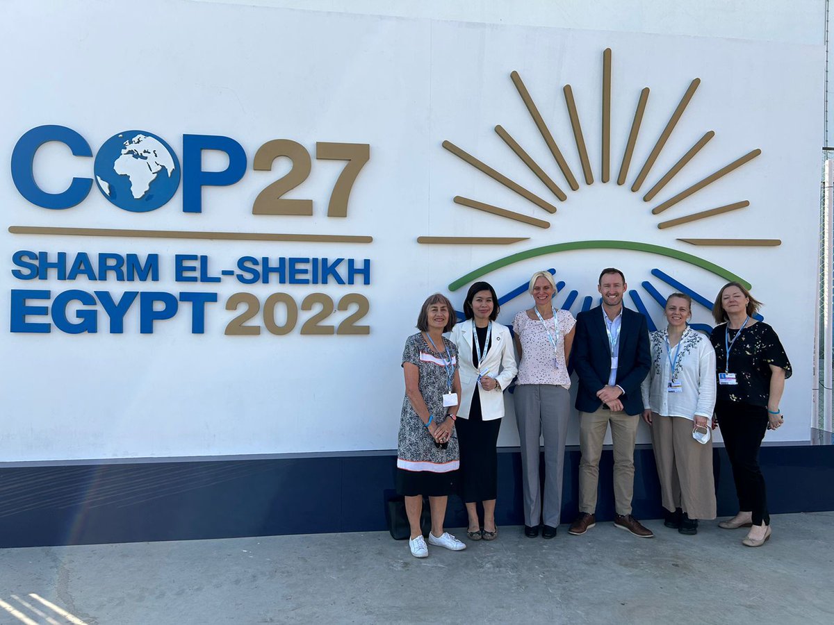 MonashUni's tweet photo. @COP27P finishes today in Egypt. Thank you to our Monash delegates for attending and sharing their knowledge on this global platform. Thank you for joining Monash in contributing to #ClimateChange conversations and actions. We will share more news next week. #COP27Monash @SusSci https://t.co/NKZgCkTGfE