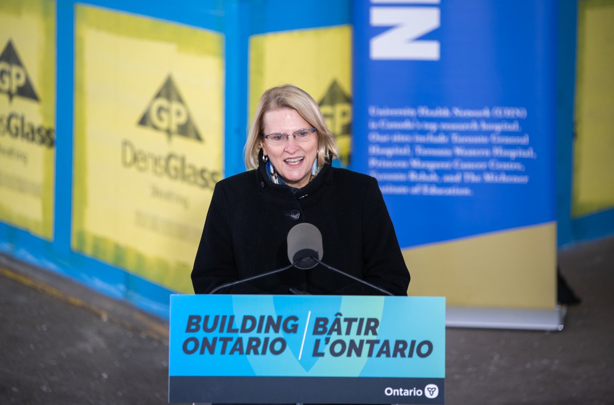SylviaJonesMPP's tweet photo. We are making investments to ensure Ontario’s hospitals and community health infrastructure continue to be state-of-the-art facilities.

Today @UHN I announced over $182M to support critical upgrades and repairs at hospitals and community health settings.

https://t.co/lHS3P0V5su https://t.co/GBhux7ajdu