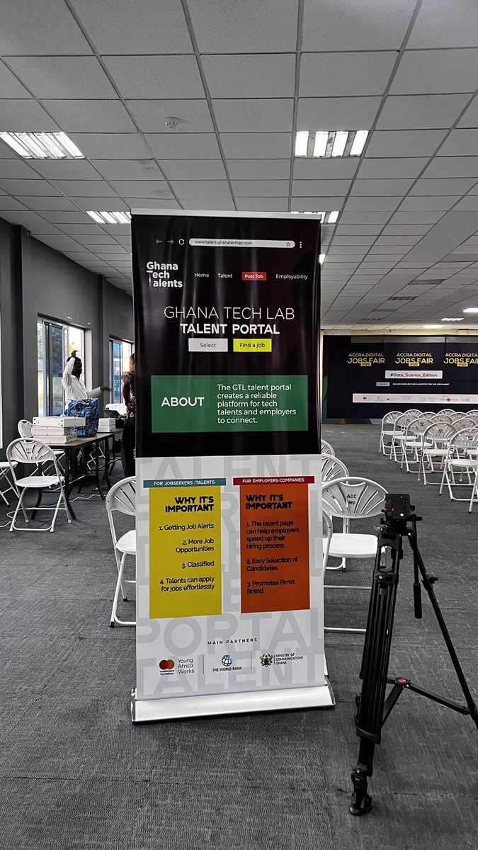 talents_tech's tweet image. We&apos;re all set and ready to go!  #AccraDigitalJobsFair happening tomorrow at the Accra Digital Center!

Make sure to stop by and be part of this experience.

#GhanaTechLab
#DigitalJobsFair
#AccraDigitalJobsFair