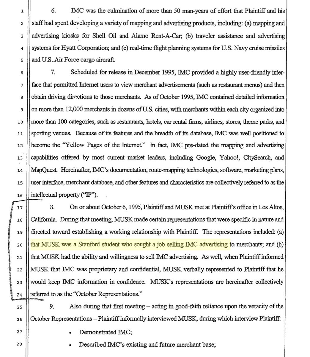 Elon had to sit for a deposition as part of the 2007 lawsuit