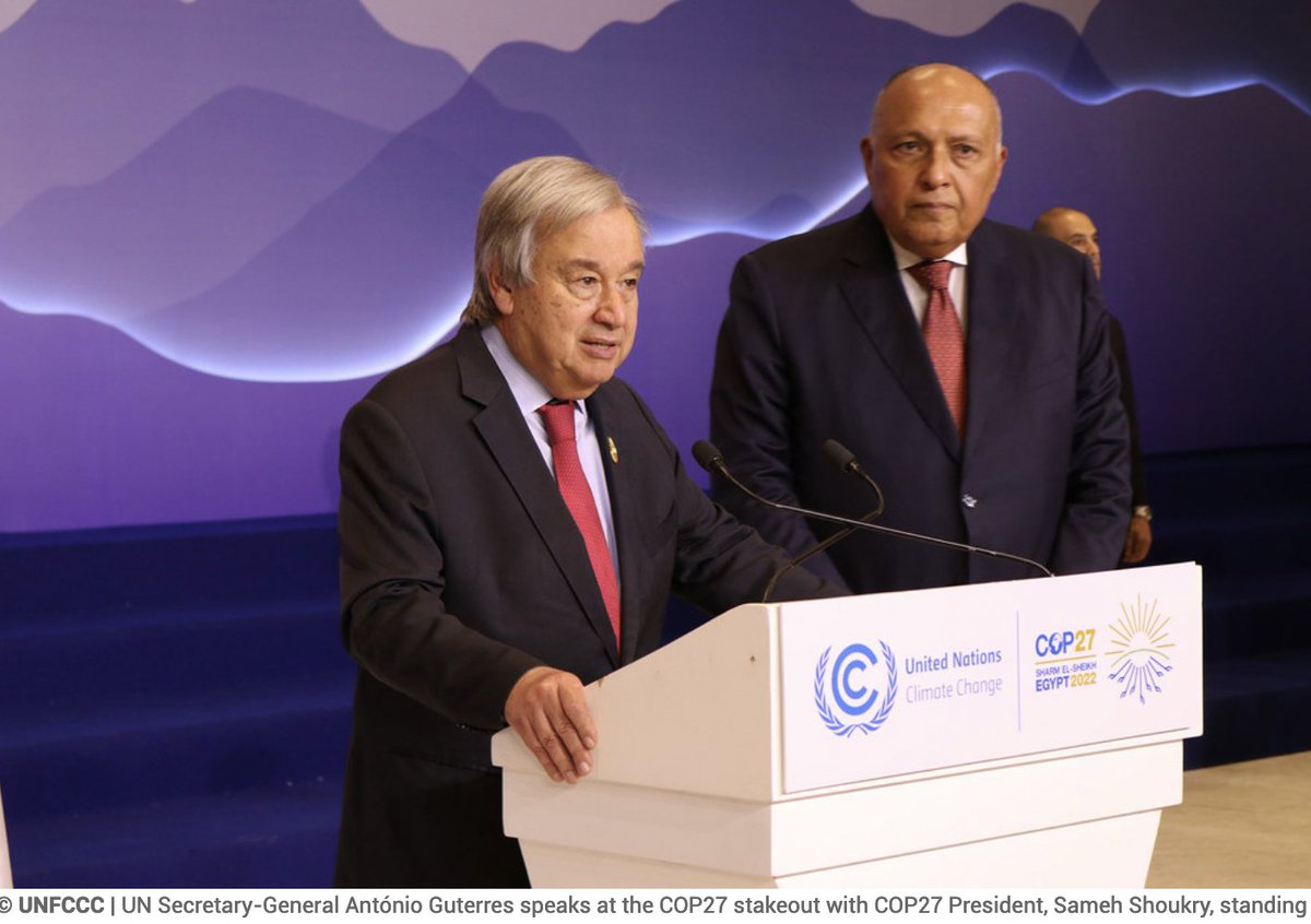 UNEP_NYO's tweet photo. ��We have solutions – to respond to loss & damage, to close the emissions gap, and to deliver on finance”
On #SolutionsDay, @UN SG @antonioguterres urged countries to deliver the kind of meaningful action that people & planet so desperately need 🌎
More: https://t.co/1GienqQJab https://t.co/qeNtFCLwE6