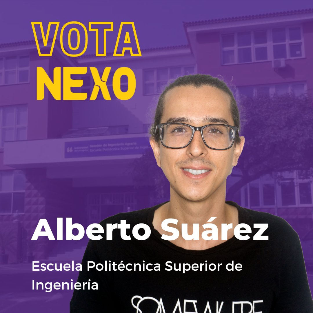 nexo_ull's tweet photo. 🟣🟡 Seguimos presentando a nuestra familia para las elecciones del 30N 🫂

#somosladiferencia #somosfamilia #somosnexo #somoscambio #votanexo https://t.co/9De1xFEHw8