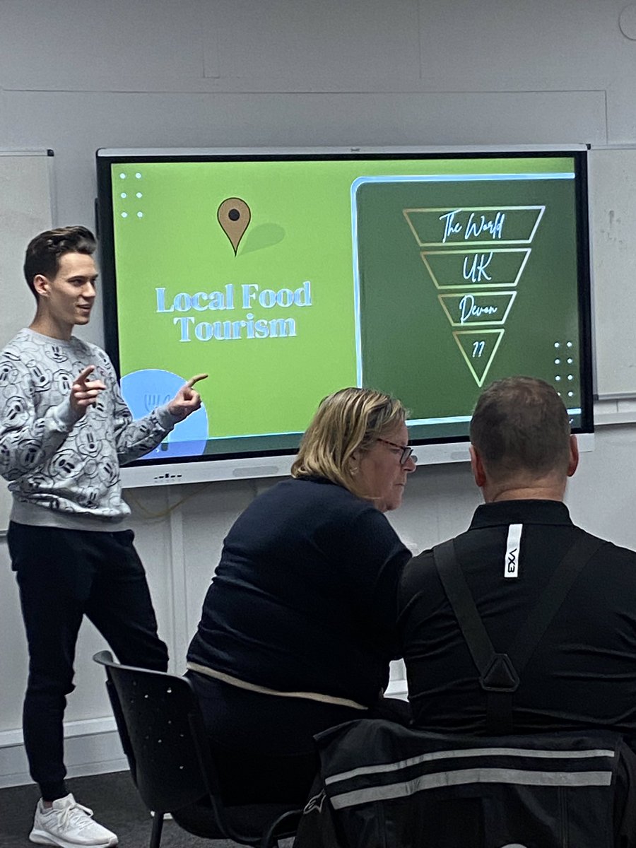 BTAExeColl's tweet photo. Thank you to our BTA HE Business students for giving our L3 Travel and Tourism students a really insightful workshop on food tourism and it’s impact upon tourism in our region #collaboration #promotingsustainability https://t.co/6o4e8UazAo