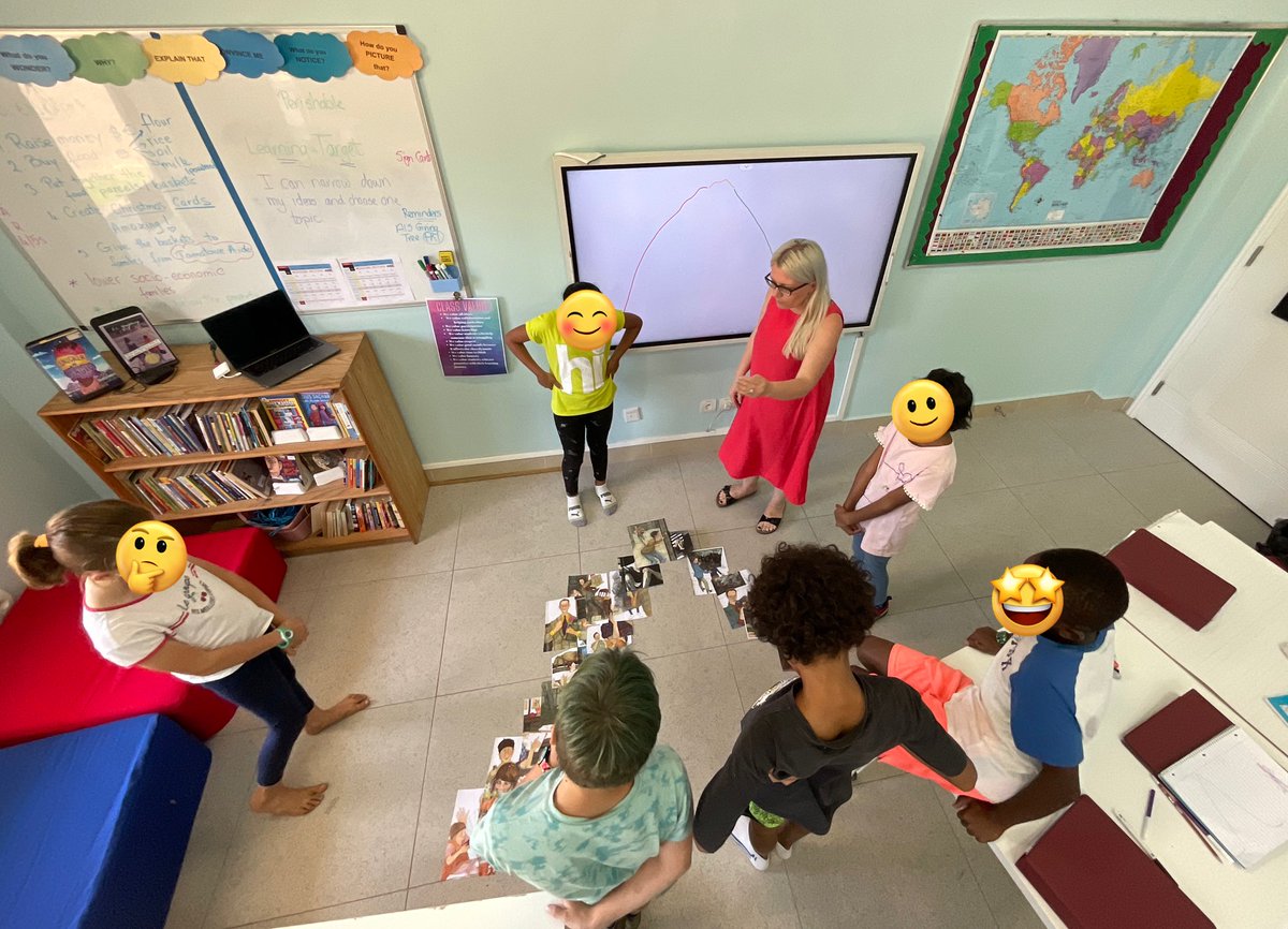 MsAnaArana's tweet photo. Using visuals to create a story mountain 🏔️, analyzing the images, modeling thinking, + a brief classroom discussion around the images and narrative structures => 100%  #MLL #engagement #TeachersTravelers #issedu #intled https://t.co/YfmRJBAAHX