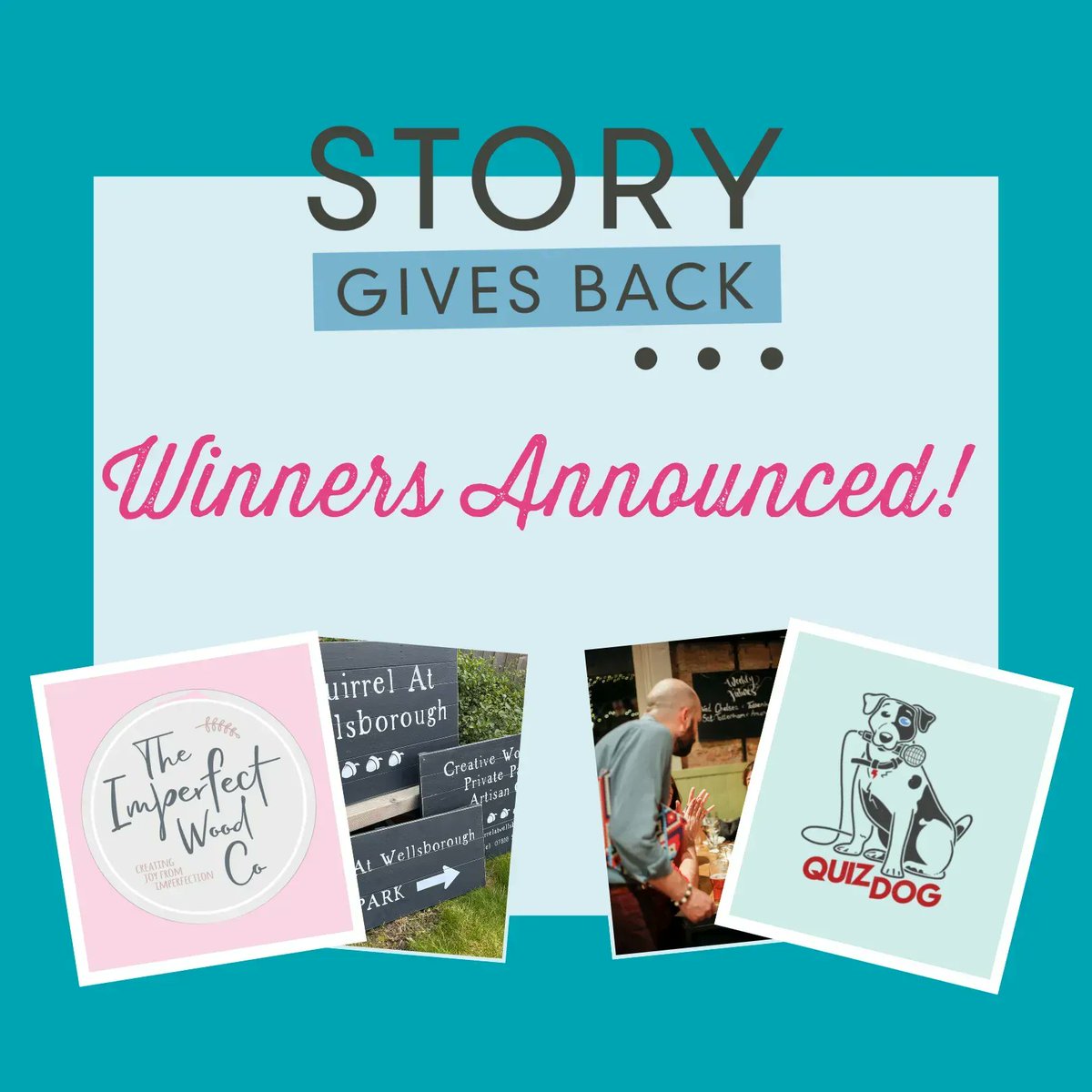 The votes are in for our #StoryGivesBack initiative! We are delighted to announce that the winners of a free stand at our upcoming Show are @theimperfectwoodcompany & @quizdog! Thank you for everyone who voted! Come meet the winners at the upcoming Show in February! #LSES