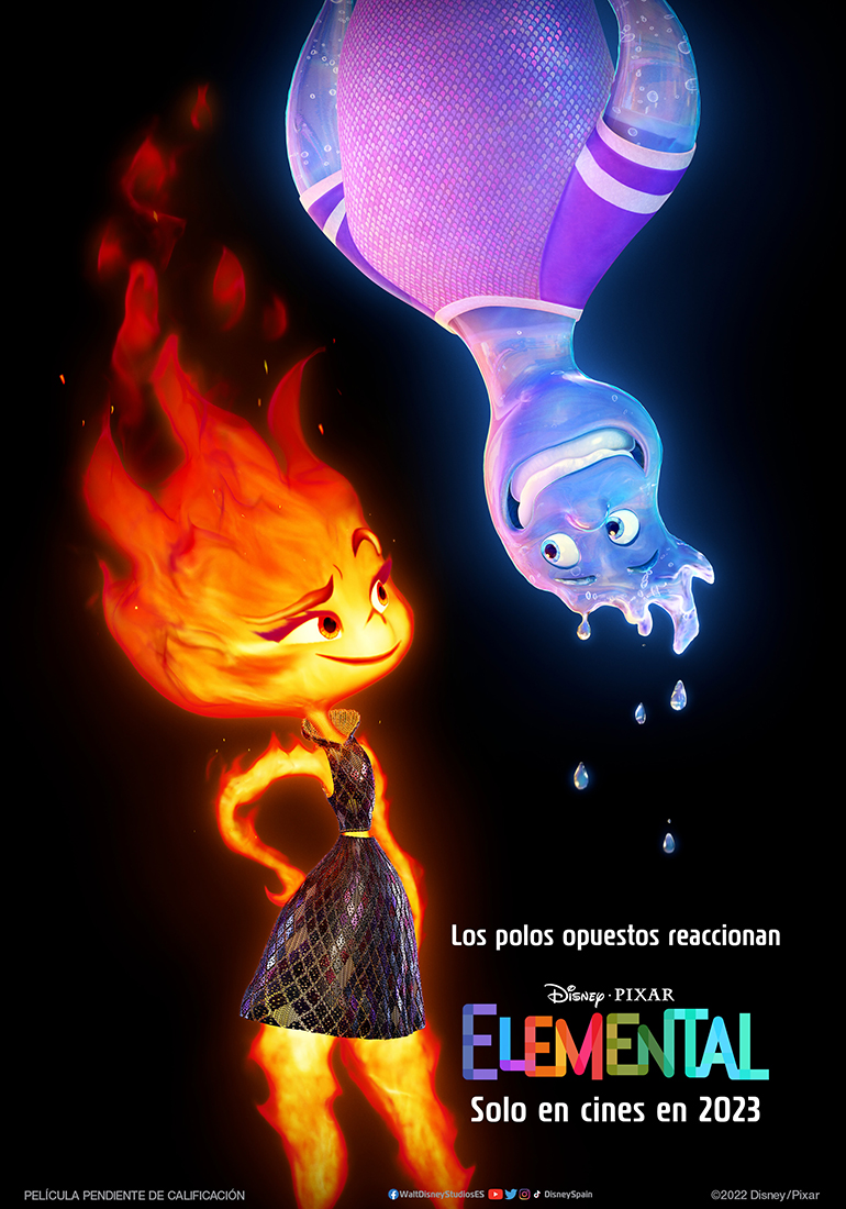 Disney España on "Los polos opuestos reaccionan en el nuevo póster de nueva película Disney y Pixar. Verano 2023 solo en cines. https://t.co/fKFIPTf9et" / Twitter