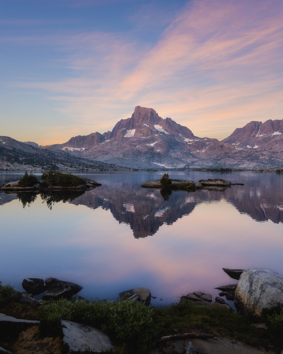 Would you hike 18 miles for this view? I couldn't imagine a better campsite.