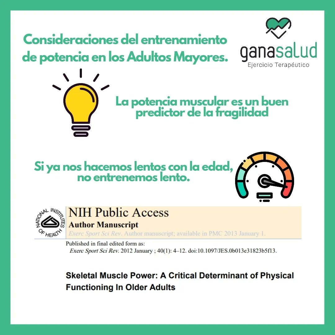 Ganasalud_alc's tweet photo. ❗Potencia en los Adultos Mayores ❗

🏋🏻‍♀️ El entrenamiento de fuerza parece ser la mejor herramienta para preservar la masa y la función muscular, retrasando la aparición de la fragilidad. 

https://t.co/tjXNipAzu9 https://t.co/bK5ImxGdwo