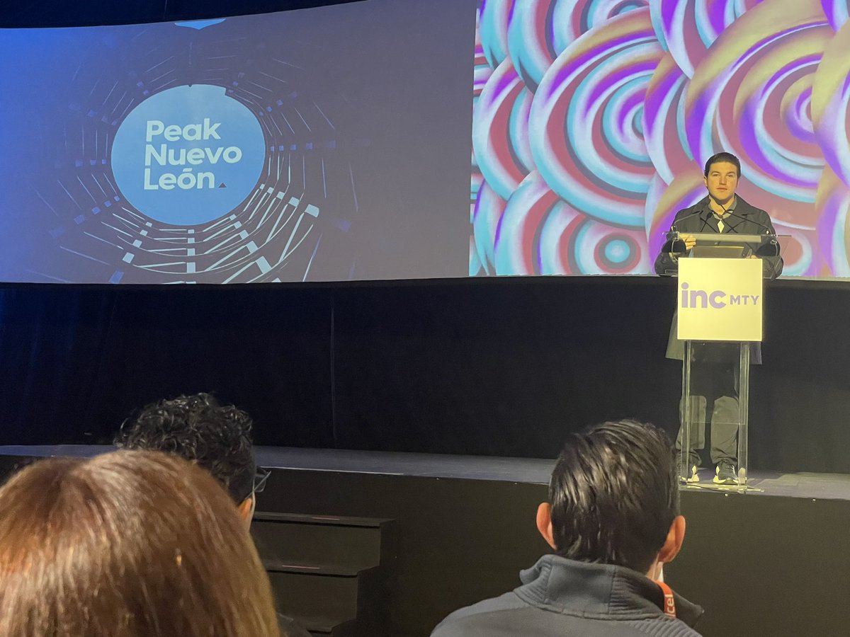 nan_dicab's tweet photo. #PeakNuevoLeón El gobierno @nuevoleon y @samuel_garcias aseguran en un par de años, serán la cuna de #EmprendedoresDigitales. #Entrepreneurship #entrepreneurlife #Innovation @INCmty https://t.co/2a7uez4YOM