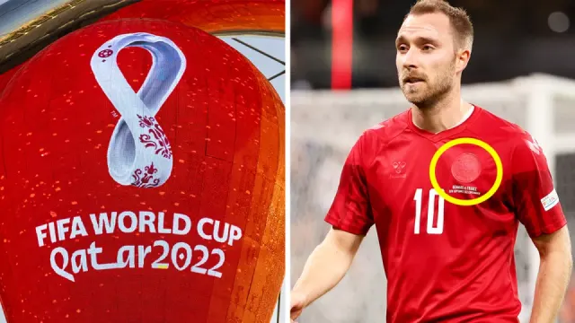 #QATAR2022: La FIFA prohíbe a Dinamarca entrenarse con camisetas con mensajes a los derechos humanos.