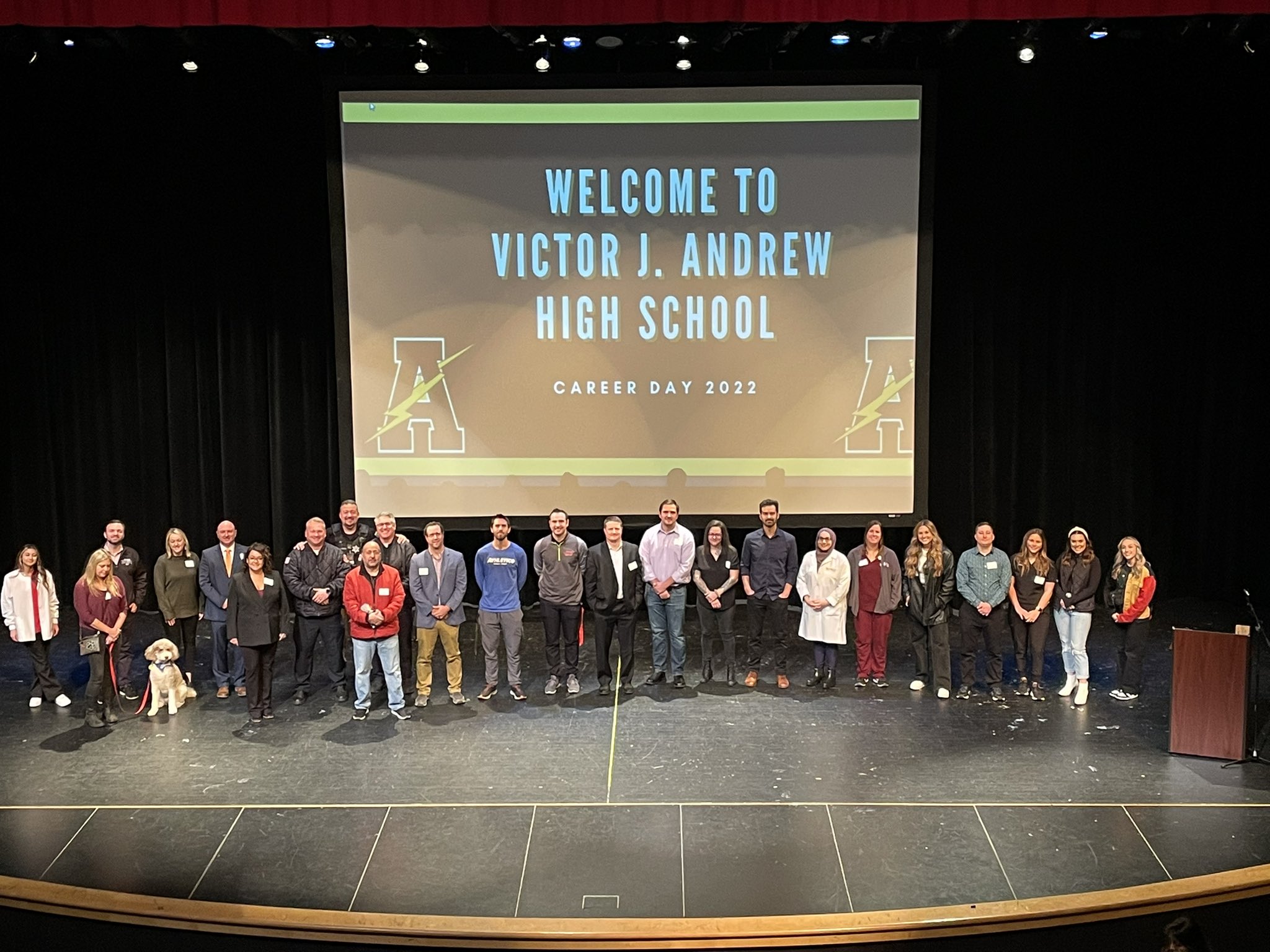 Victor J. Andrew High School on Twitter "As we conclude our Career Day