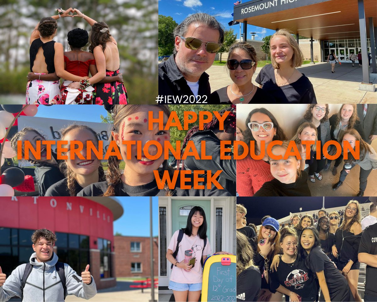 Happy International Students' Day within International Education Week! A great week to celebrate our wonderful students making a global difference one community at a time
#IEW2022 #CBYXisIEW #FLEXisIEW #YESisIEW #WhyIHost #ExchangeOurWorld #ExchangeStudent23 #CIEEHSUSA #WeAreCIEE