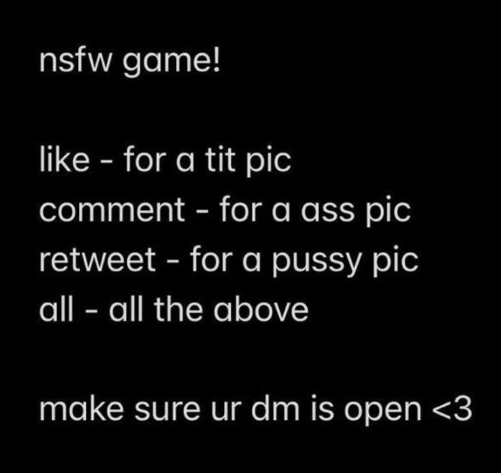 vibabyvenus's tweet image. I love these games, let’s play ☺️ #nsfwtw