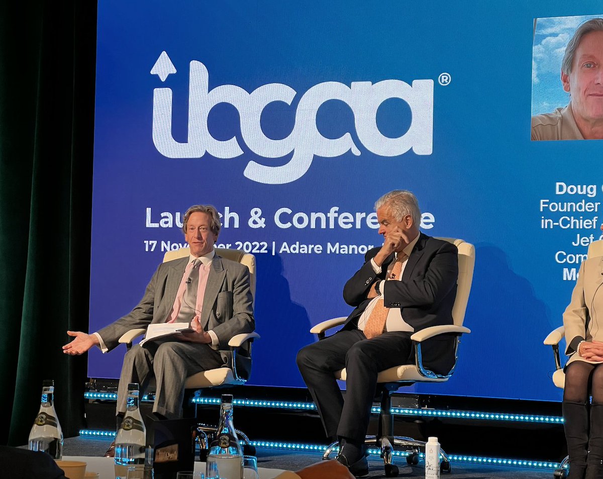 DougGollan's tweet photo. Thank you @IrishBGAA for hosting a great conference today and to the executives from @wildatlanticway @TourismIreland @ashfordcastle @dromolandcastle @AppointmentDMC on my panel today about UHNW/private aviation tourism/investment strategies #Ireland #bizavworks @NBAA @EBAAorg https://t.co/RVvIIxaT01