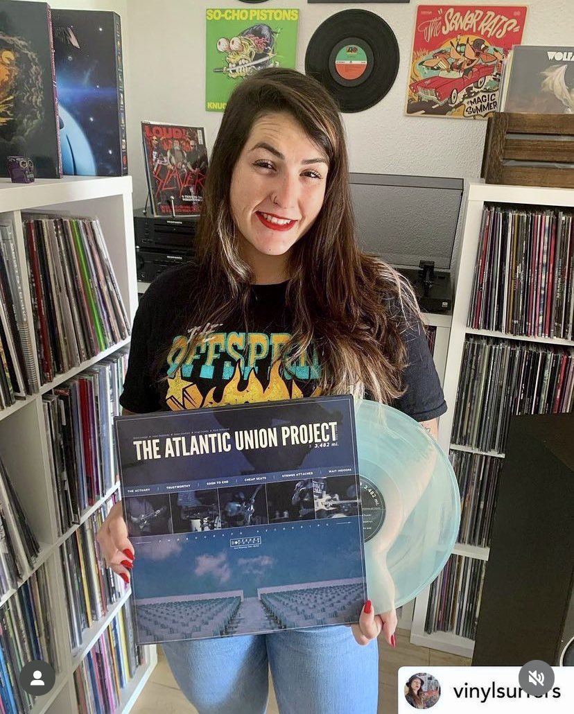Great to see @vinylsurfers enjoying <a href="/TAUPband/">The Atlantic Union Project</a> The Atlantic Union Project’s new 12” EP 3,482 Miles.