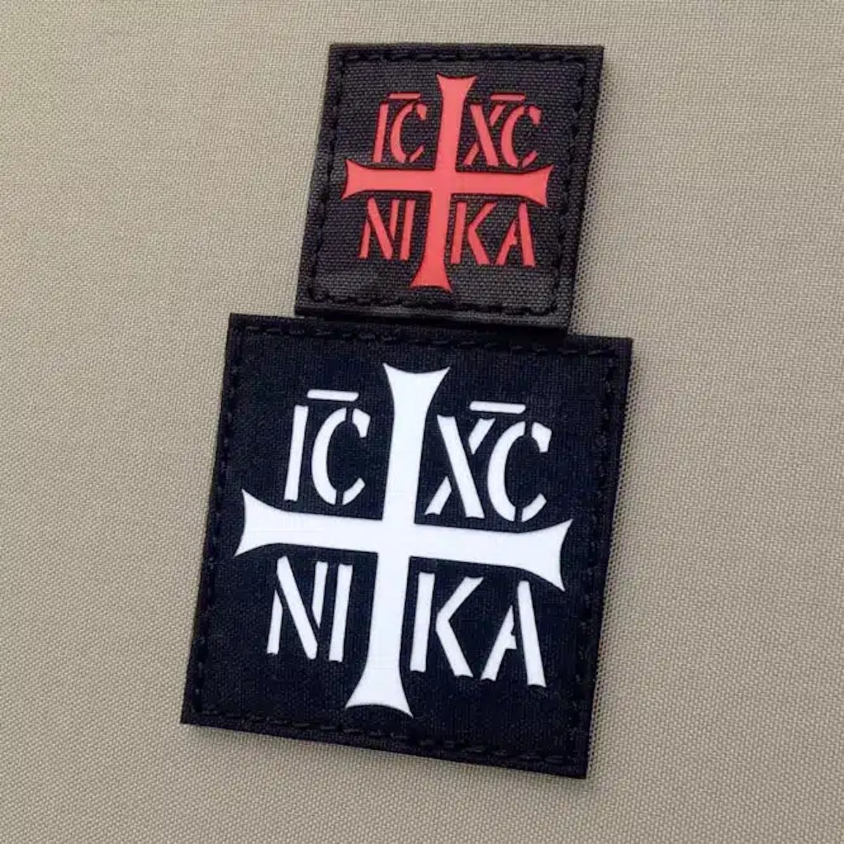 tacticalfreaky's tweet image. Keep on trying to satisfy your wishes ... the ICXC NIKA Christogram Orthodox Cross Patch was recently added to our catalog of laser-cut patches. On tacticalfreaky.com.

#lasercutpatches #milsimairsoft #tacticalfreaky #tactical_freaky #infraredpatches #custompatches