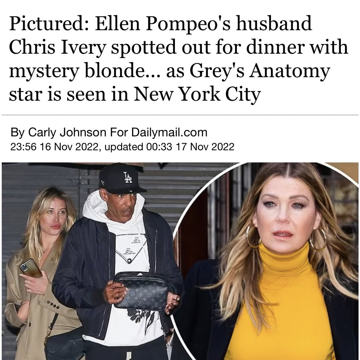 swiftsmer's tweet photo. lately ellen pompeo has been dressing for revenge https://t.co/W7maSTtLub