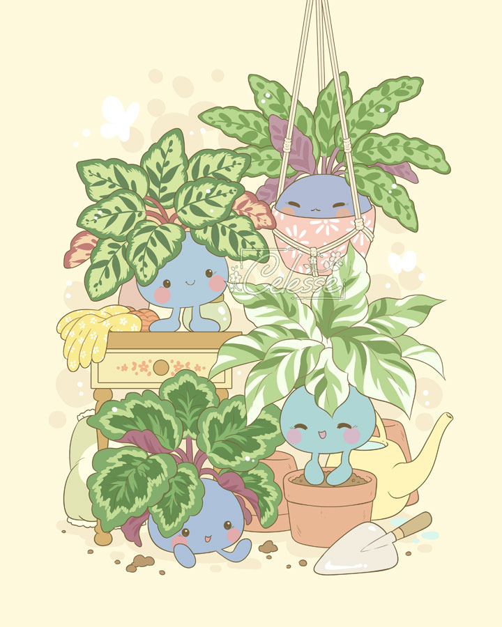 「Are you a Poke-plant mom?  」|✿ Celesse ✿のイラスト