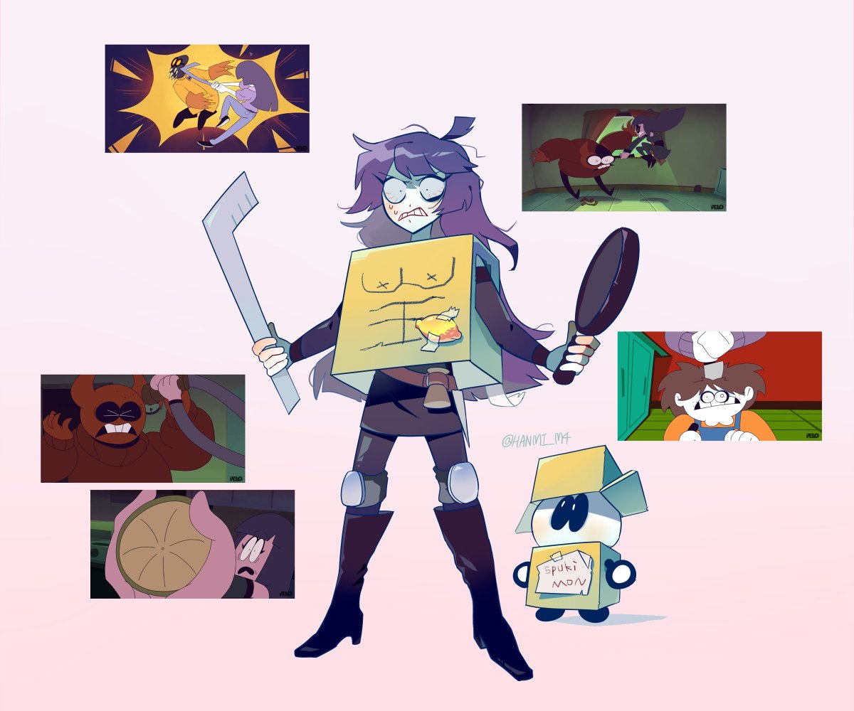 _pelma's tweet photo. #spookymonth #spookymonthfanart 
her weapon.... https://t.co/Q9Ee76u3Xf