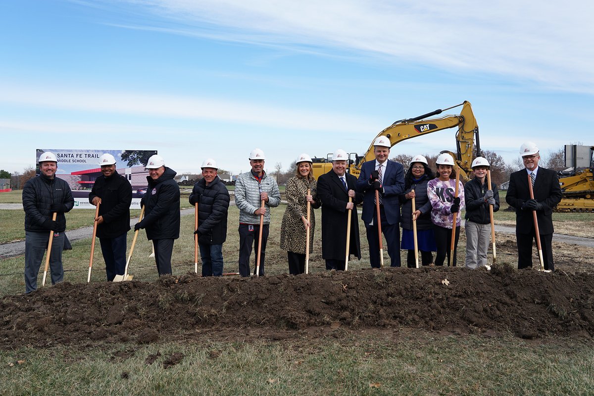 What an incredible morning at the groundbreaking of the new <a href="/sftcyclones/">Santa Fe Trail Middle School</a> building. We are excited for this new chapter for the Cyclones community! Thanks to Olathe who passed the <a href="/olatheschools/">Olathe Public Schools</a> 2022 Bond, which provided funds for this state-of-the-art building.
#OPSforTheirFuture