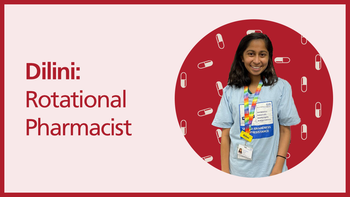 Rotational Pharmacist Dilini's #WAAW2022 pledge: 

"To check that antibiotic use is appropriate for each patient and according to our Trust guidelines." 💊 

#AntimicrobialStewardship #AMR
#PreventingAMRtogether #WAAW