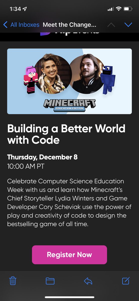 Beyond_the_Desk's tweet image. We didn’t know “Minecraft’s Chief Storyteller” was a job, but now that we do, Oren wants it.
@Minecraft @MicrosoftFlip
info.flip.com/events/minecra…