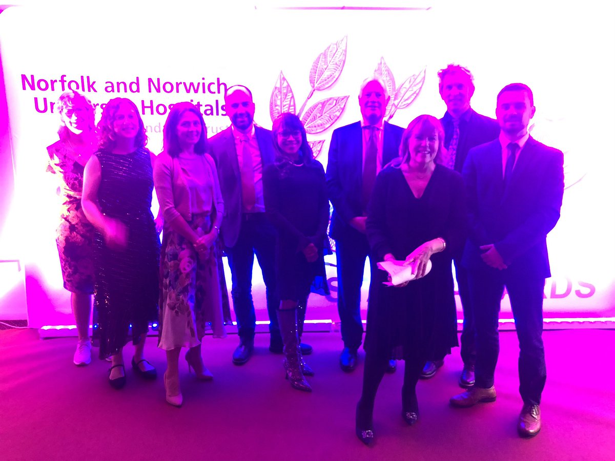 #nnuhstaffawards22 very excited to be here at the staff awards. Thank you to the fantastic comms team for organising.