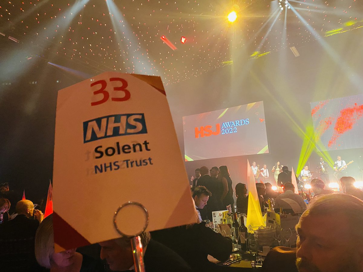 Solent NHS Trust (@solentnhstrust) on Twitter photo Good luck to everyone at the <a href="/HSJ_Awards/">HSJ Awards</a> tonight. Thrilled to be here, shortlisted for the COVID Vaccination Programme Award.
Almost 2 years of amazing team work! Thank you to everyone who has supported the programme. #HSJAwards #HeartofSolent Good luck to everyone at the <a href="/HSJ_Awards/">HSJ Awards</a> tonight. Thrilled to be here, shortlisted for the COVID Vaccination Programme Award.
Almost 2 years of amazing team work! Thank you to everyone who has supported the programme. #HSJAwards #HeartofSolent