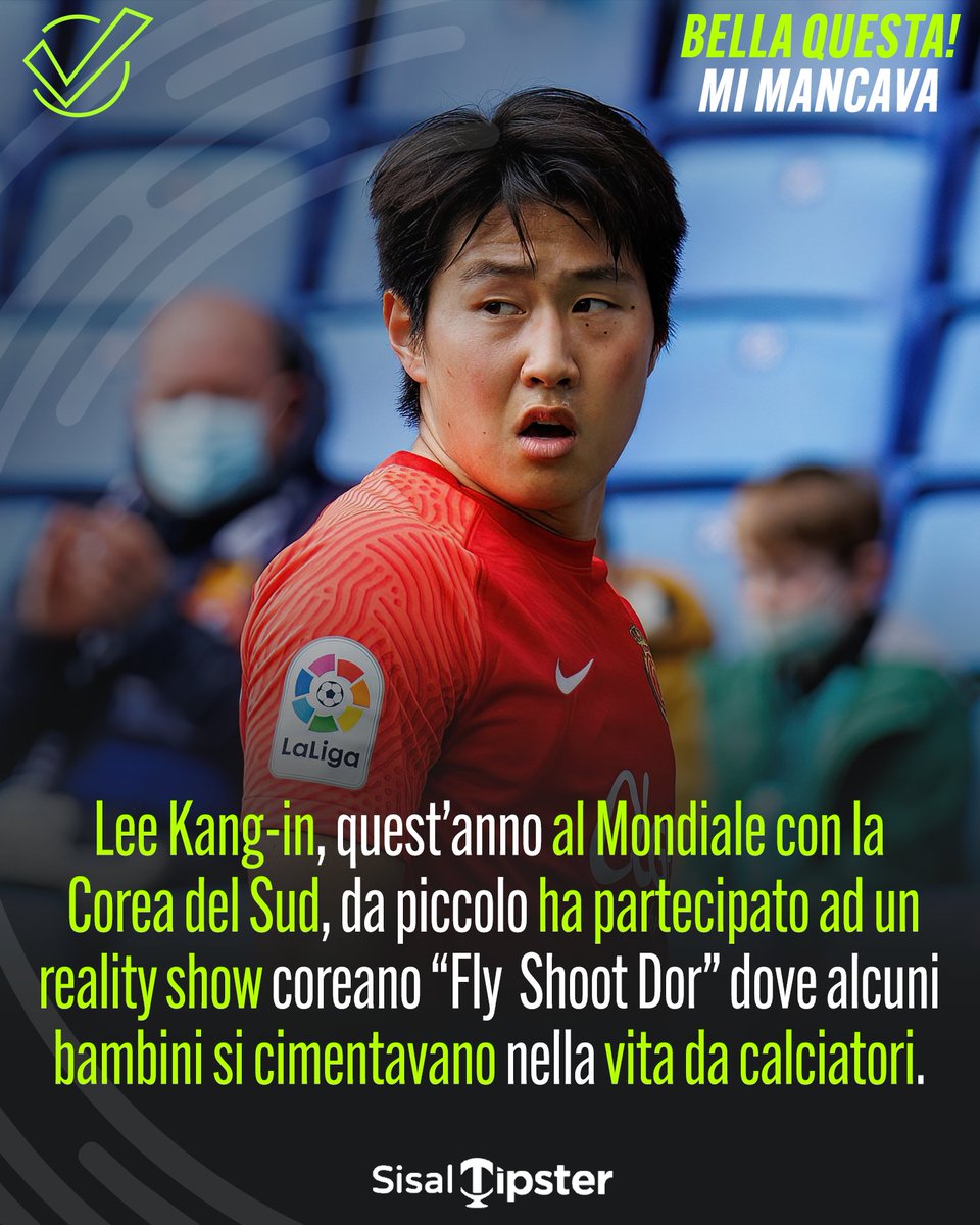 SisalTipster's tweet photo. Lee Kang-in, protagonista al Mondiale con la Corea del Sud, non è nuovo ai riflettori 🎬🎥🇰🇷
#sisaltipster #tquality #bellaquesta #coreadelsud #leekangin #fifaworldcup2022 #qatar2022 #mondiale2022 #mondiale https://t.co/GhXDKKTdgx
