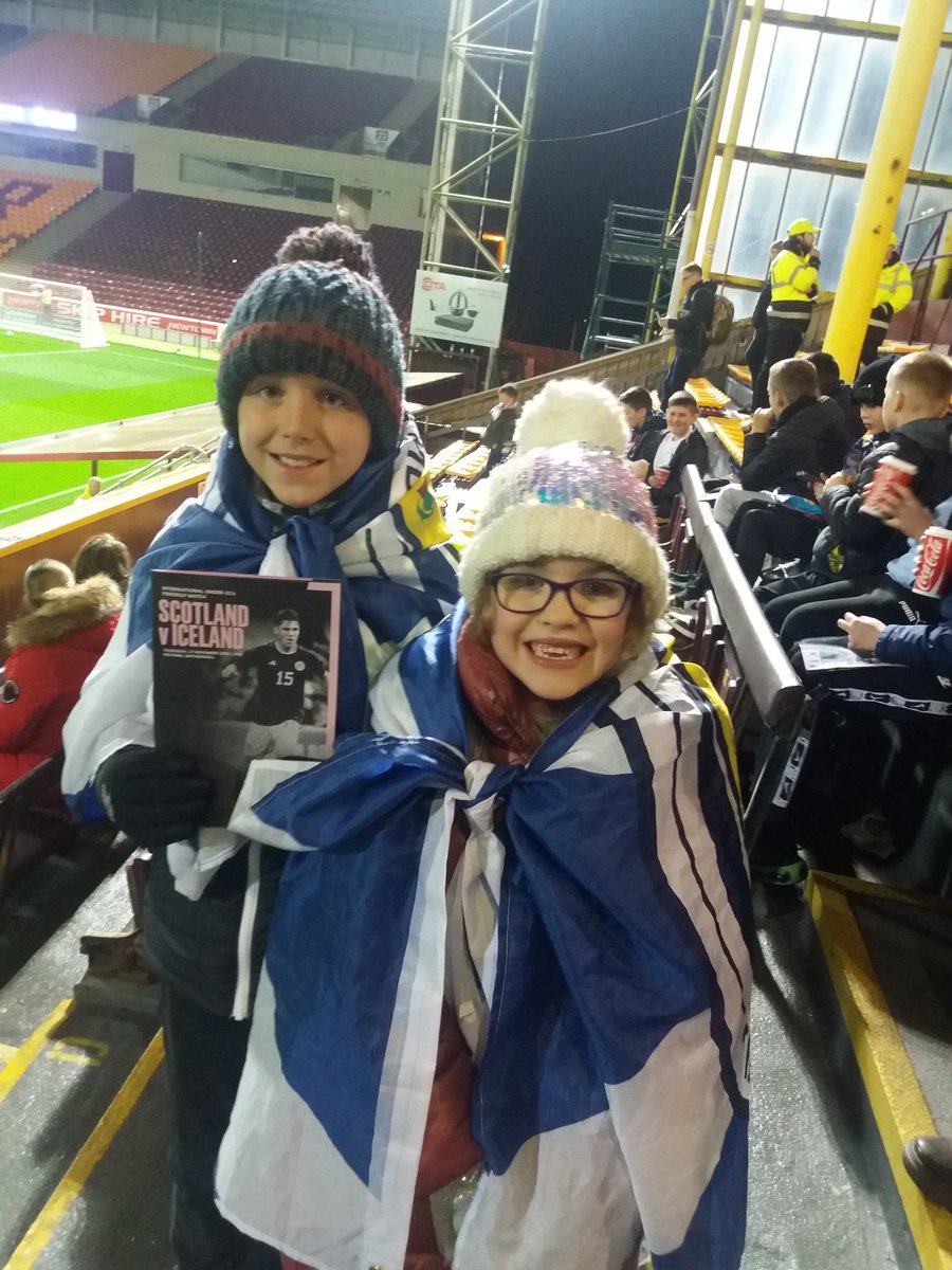 mcglum's tweet photo. Freyas first football game. Come on Scotland https://t.co/xlKBWm01W7