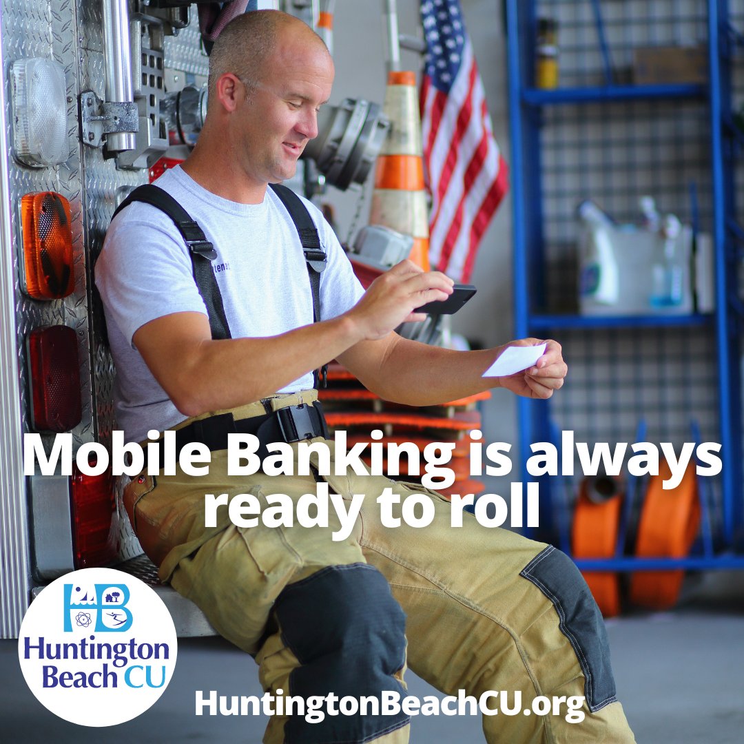 HBcreditunion's tweet photo. We know you're busy! Our free Mobile Banking app lets you deposit paper checks in a click. Saving you time and allowing you to focus on life.

#huntingtonbeachcu #huntingtonbeach #creditunion #mobilebanking #cudifference https://t.co/qNEvljSSRO