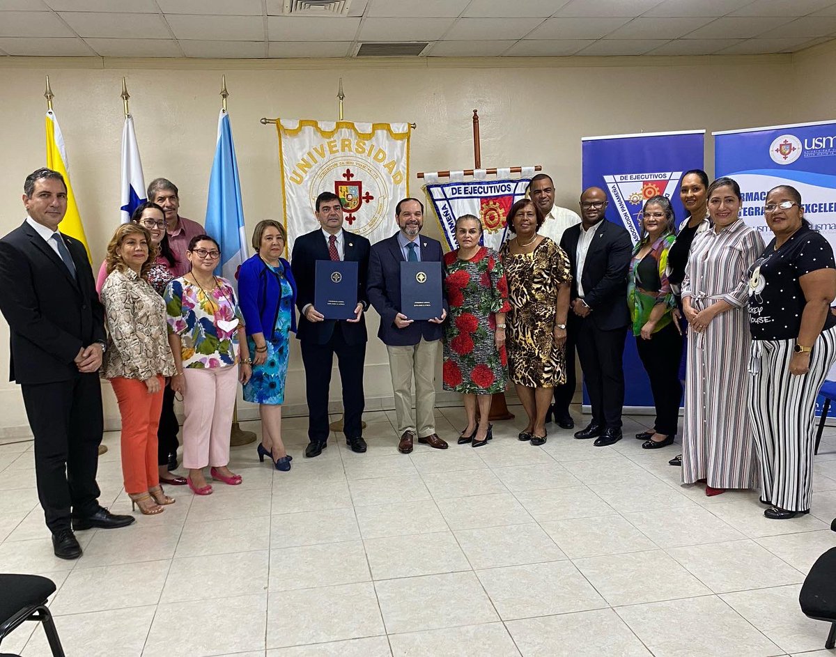 La iniciativa del convenio se originó desde el capítulo de Colón @apedecolon y su presidente Ahmed Elneser junto a la sede de la USMA en Colón.