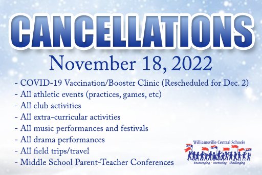 Williamsville CSD tweet media