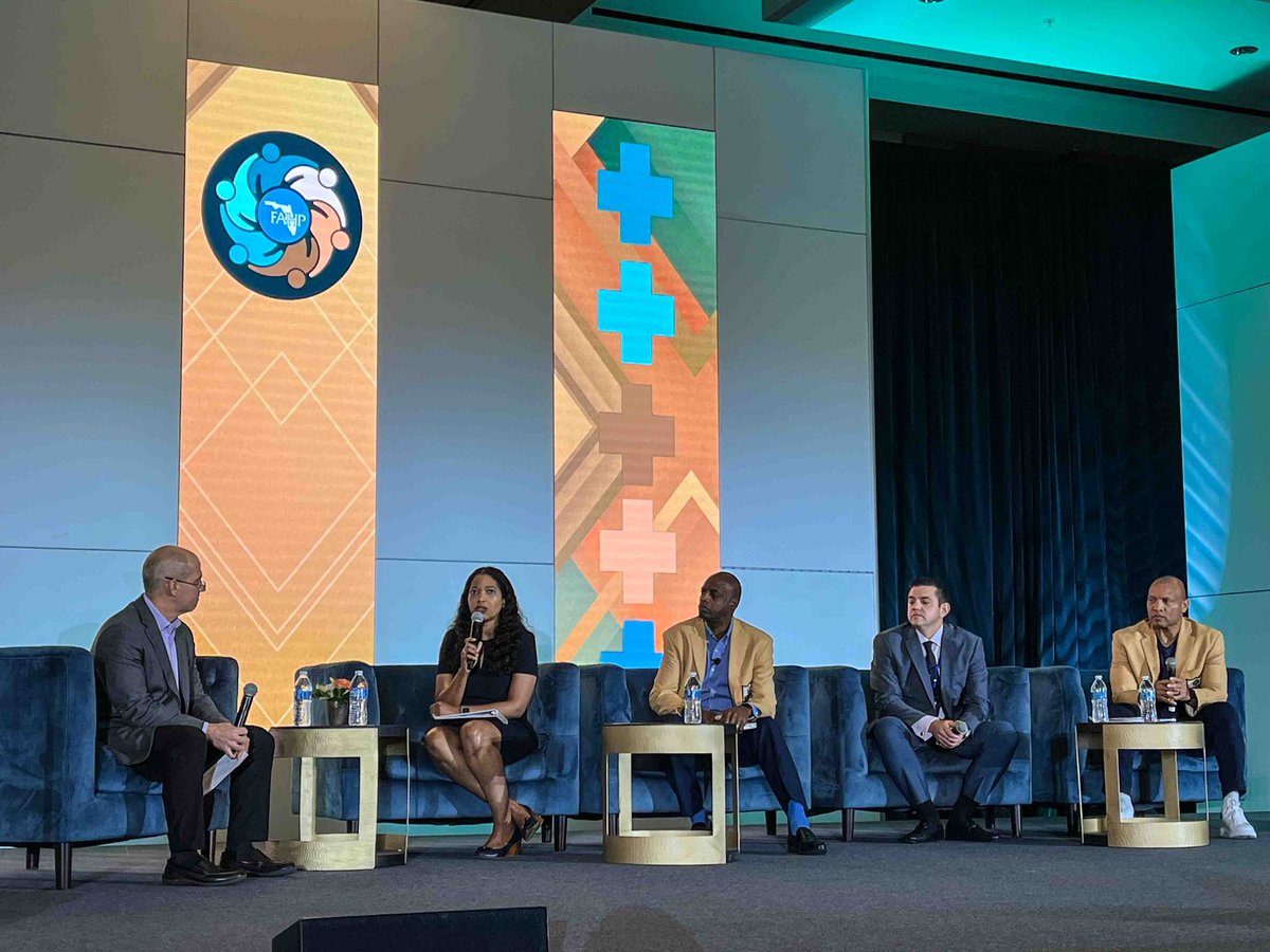 Florida Department of Children and Families (@myflfamilies) on Twitter photo Today @FLDCFSecretary joined <a href="/SunHealthFL/">Sunshine Health</a>, <a href="/BraveHealth1/">Brave Health | Virtual Clinic | Behavioral Health</a> & FB Hall of Famers <a href="/darrellgreen28/">Darrell Green</a> & <a href="/aeneas35/">Aeneas Williams</a> to discuss mental health at <a href="/FAHPCon/">FAHP</a> conference.
“We can reduce the stigma of mental health one conversation at a time!” – @FLDCFSecretary Today @FLDCFSecretary joined <a href="/SunHealthFL/">Sunshine Health</a>, <a href="/BraveHealth1/">Brave Health | Virtual Clinic | Behavioral Health</a> & FB Hall of Famers <a href="/darrellgreen28/">Darrell Green</a> & <a href="/aeneas35/">Aeneas Williams</a> to discuss mental health at <a href="/FAHPCon/">FAHP</a> conference.
“We can reduce the stigma of mental health one conversation at a time!” – @FLDCFSecretary