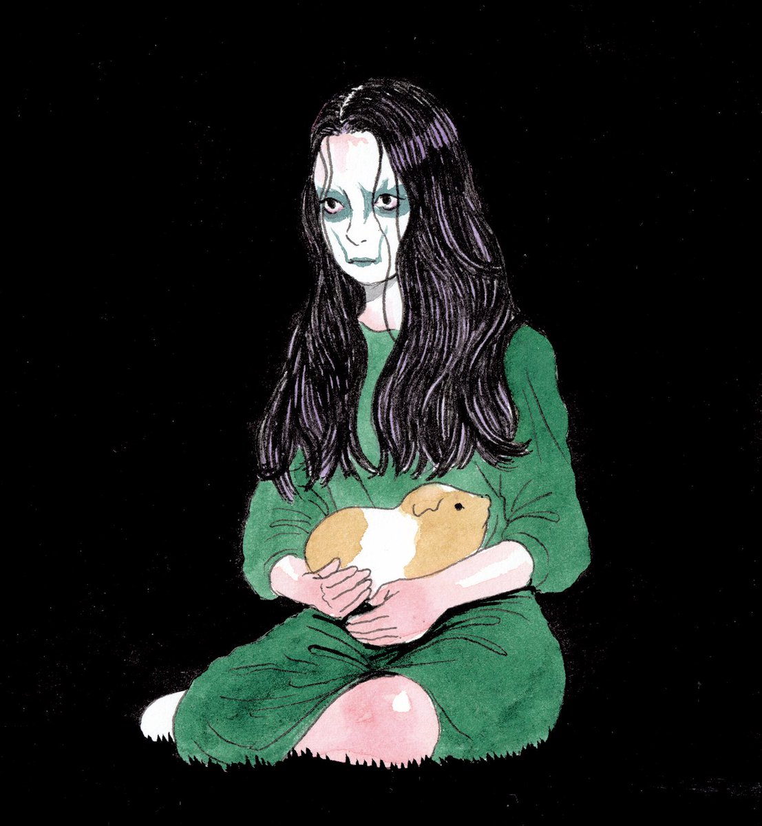 「モルモット崇拝 」|©︎我喜屋位瑳務のイラスト