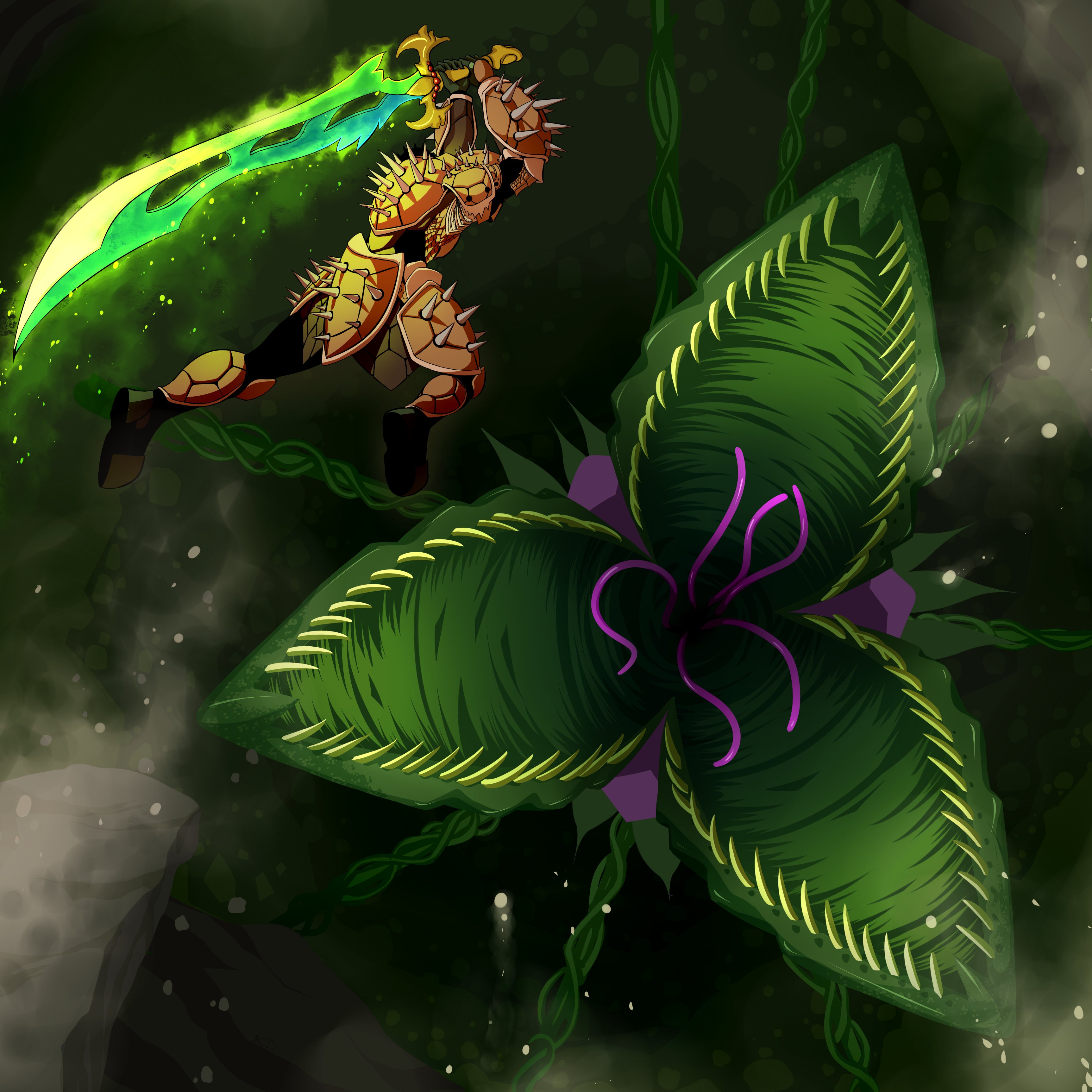Terraria арт Плантера