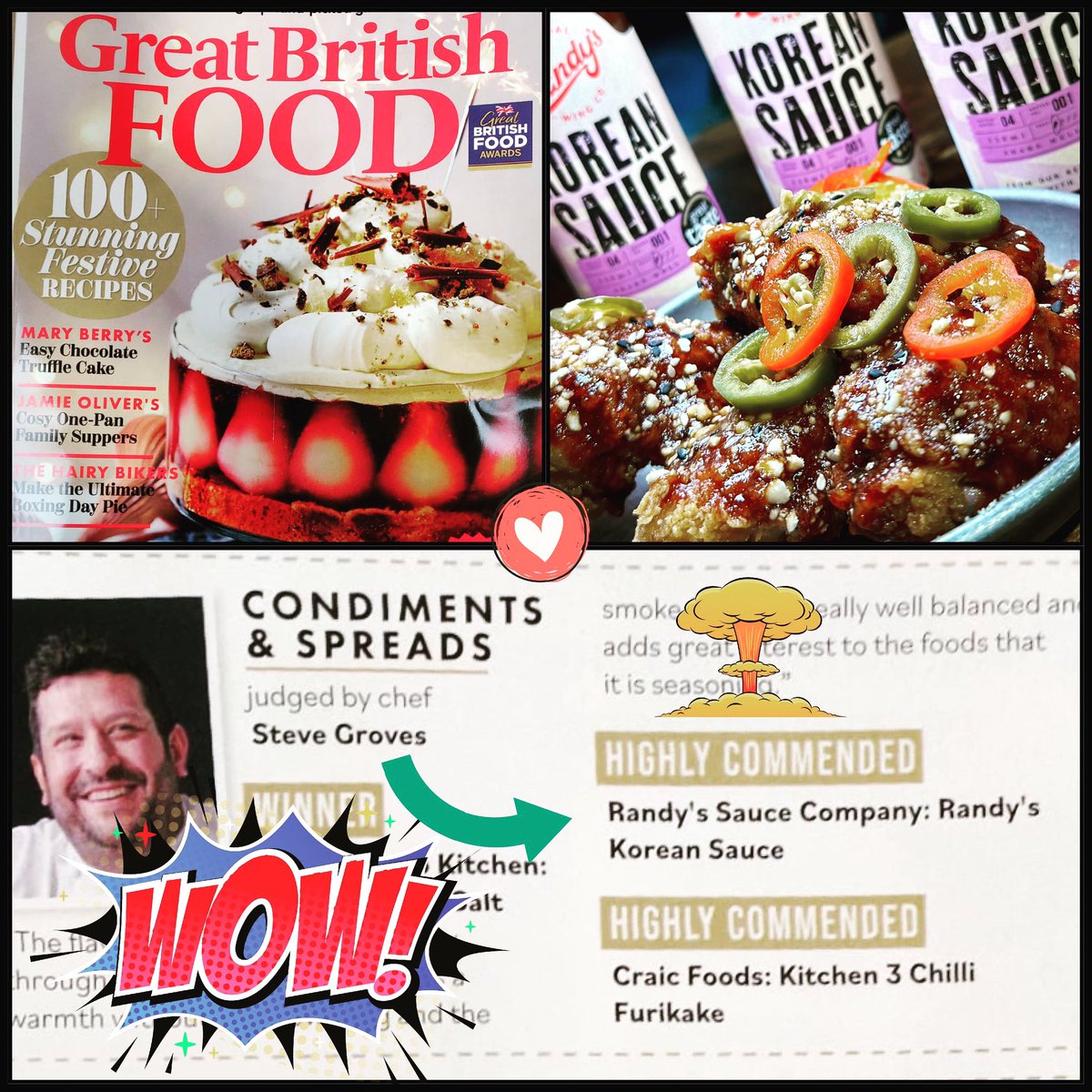 Randy's Wing Bar (@randyswingbar) on Twitter photo 🏆 WHOA - WE ( <a href="/RandysWingBar/">Randy's Wing Bar</a> ) WON ANOTHER AWARD 🏆 😭
Our Korean sauce has been named one of the top three condiments in the country by Great British Food!
Currently on sale for nationwide shipping on our store and in our restaurant 👊
shop.randyswingbar.co.uk 🏆 WHOA - WE ( <a href="/RandysWingBar/">Randy's Wing Bar</a> ) WON ANOTHER AWARD 🏆 😭
Our Korean sauce has been named one of the top three condiments in the country by Great British Food!
Currently on sale for nationwide shipping on our store and in our restaurant 👊
shop.randyswingbar.co.uk