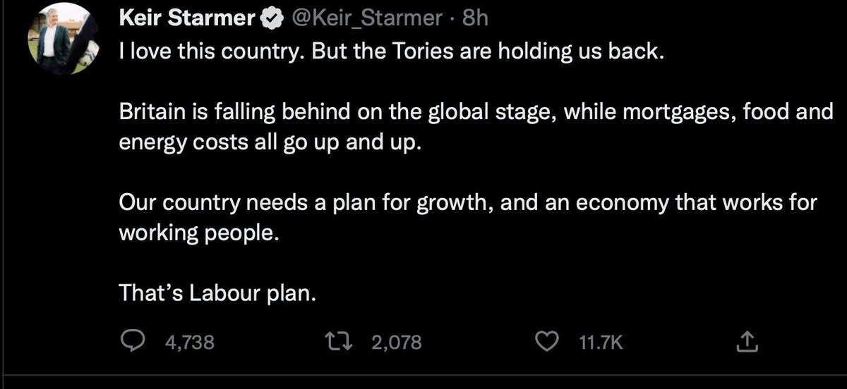 budgeover's tweet photo. @Keir_Starmer "That’s Labour plan" ?

That's an illiterate leader of the opposition. https://t.co/08K0ppPhzJ