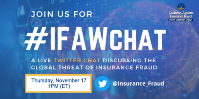 Insurance_Fraud's tweet photo. Thanks to everyone who participated in today’s second annual International Insurance Fraud Twitter Chat as part of the @TheACFE’s International Fraud Awareness Week! 

#IFAW #IFAWChat #IFAW2022 #insurance #fraud #insurancefraud #FraudAbroad #cybersecurity https://t.co/lfyfE7i6Tq