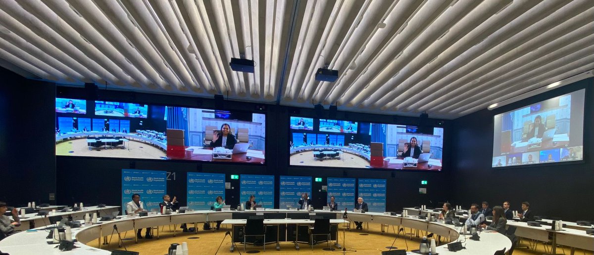MoHmv's tweet photo. Update on the work of the Agile Member State task group on strengthening WHO’s Budgetary, programmatic and financing governance, and briefing on the consolidated platform for managing and tracking recommendations to WHO. https://t.co/91Fzq5Xcny