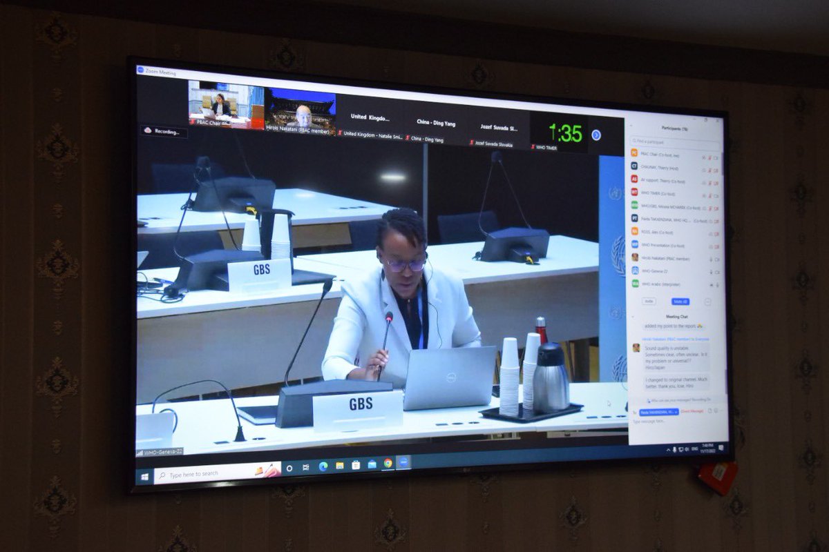 Update on the work of the Agile Member State task group on strengthening WHO’s Budgetary, programmatic and financing governance, and briefing on the consolidated platform for managing and tracking recommendations to WHO.