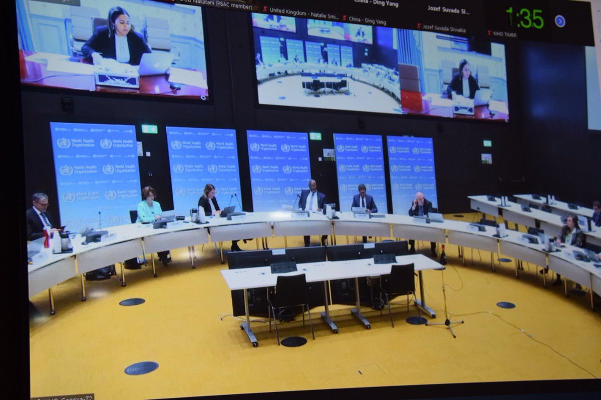MoHmv's tweet photo. Update on the work of the Agile Member State task group on strengthening WHO’s Budgetary, programmatic and financing governance, and briefing on the consolidated platform for managing and tracking recommendations to WHO. https://t.co/91Fzq5Xcny