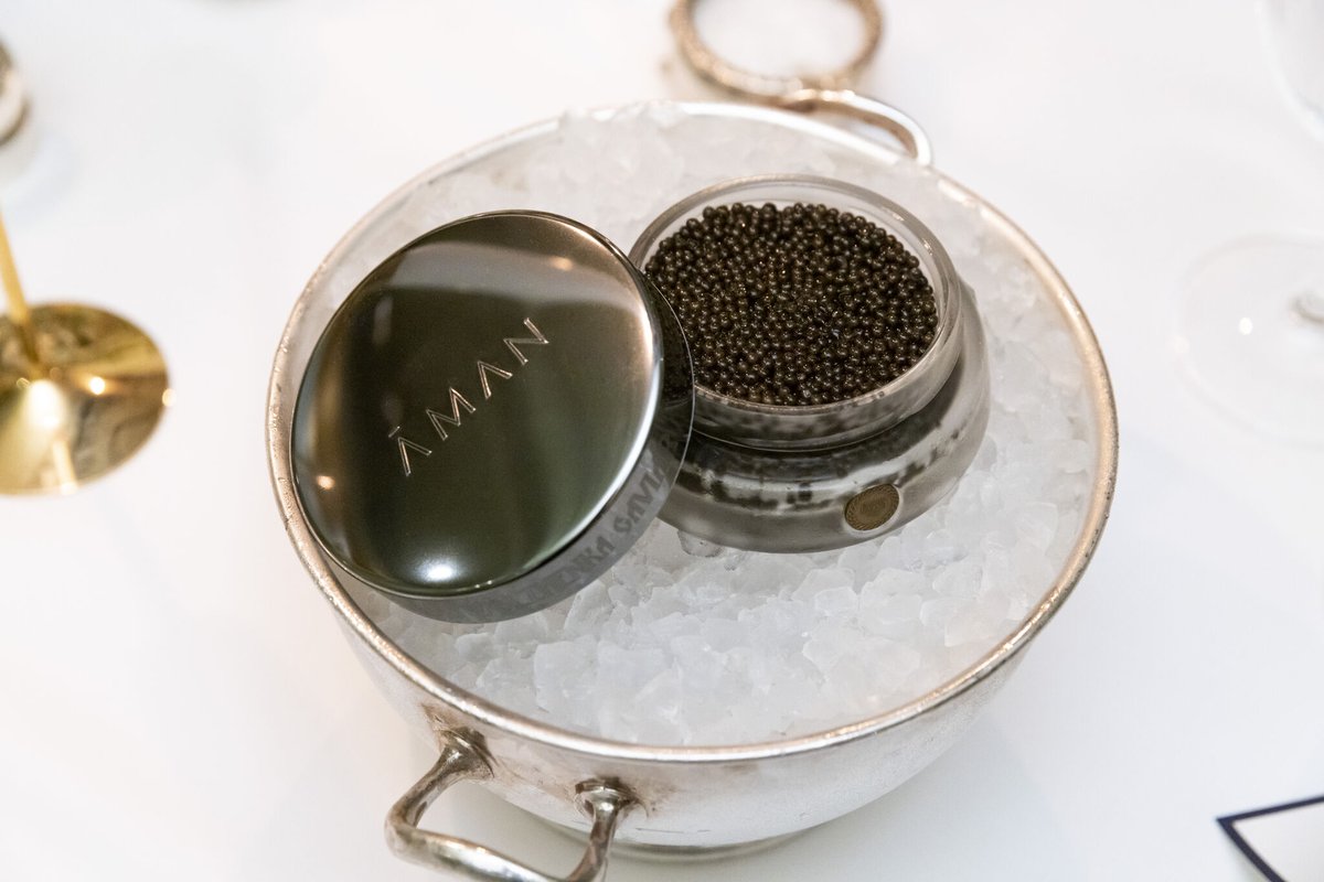 volzhenka's tweet photo. Welcome to the family 🖤

We are happy to announce that our long awaited collaboration with @aman is live. 

Specially tailored Volzhenka jar is available at @aman worldwide and @amanessentials online shop.

#throughback #caviar #volzhenka #news https://t.co/c6e0UDHVHa