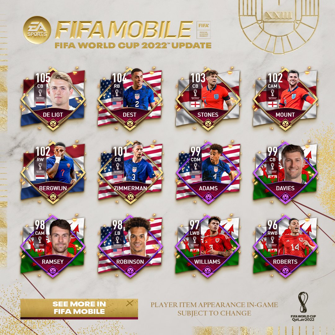 EA SPORTS FC Mobile - Presenting your FIFA World Cup™ Team of the  Tournament! 🏆 🔥 Launching tomorrow in #FIFAMobile.