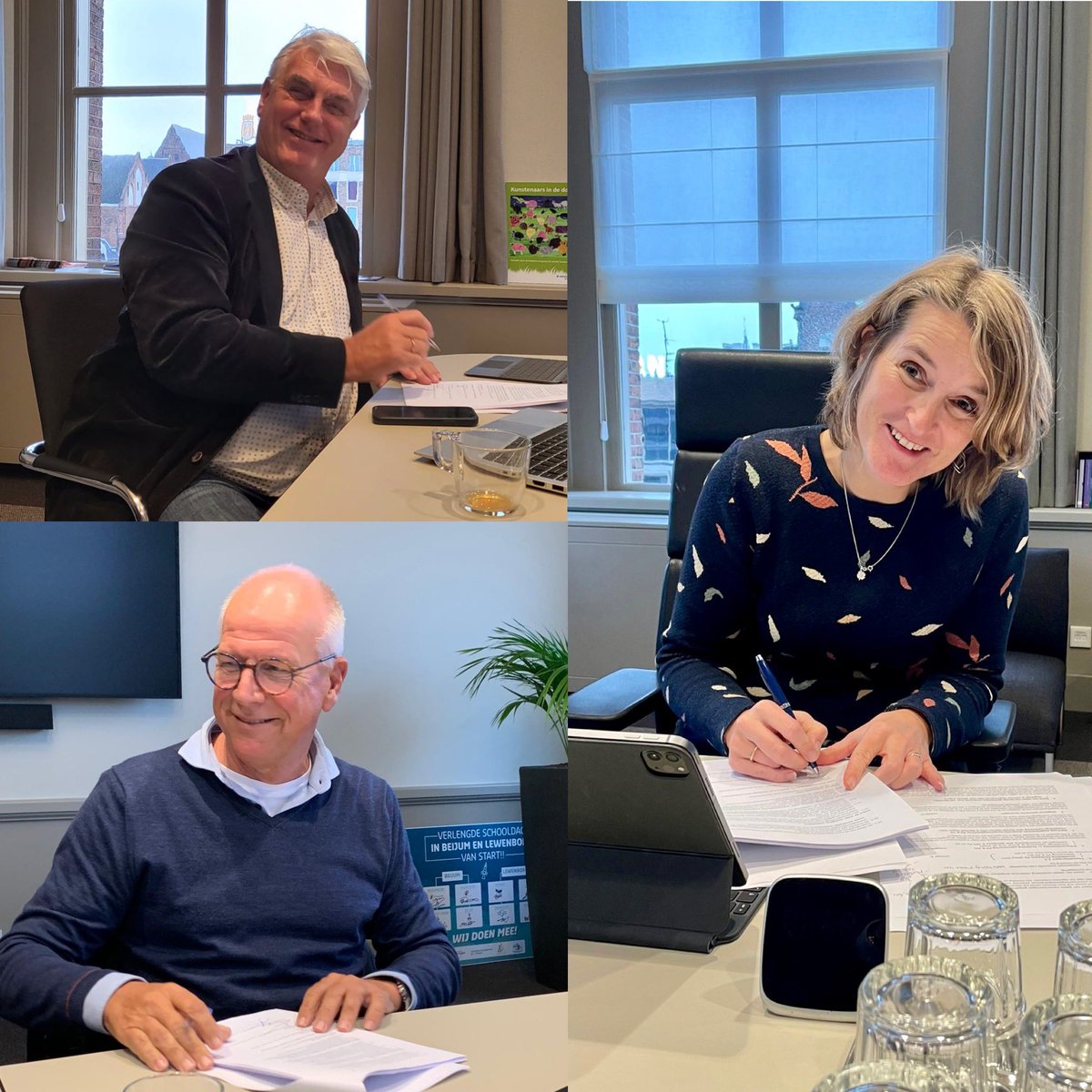 Vandaag is het privacyconvenant Onderwijs-Gemeenten-Jeugdhulp getekend in een bestuurlijk OOGO van de gemeente Groningen en de samenwerkingsverbanden PO en VO. 

Volgende week starten we in het VO met implementatie van het convenant: wat betekent het in de praktijk?