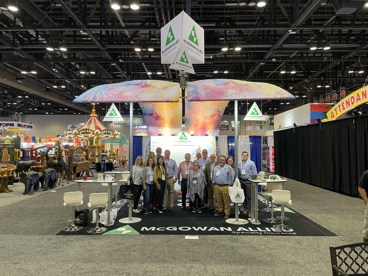 Here are some of our McGowan crewmembers enjoying their time with <a href="/IAAPAHQ/">IAAPA</a> #convention #insurance