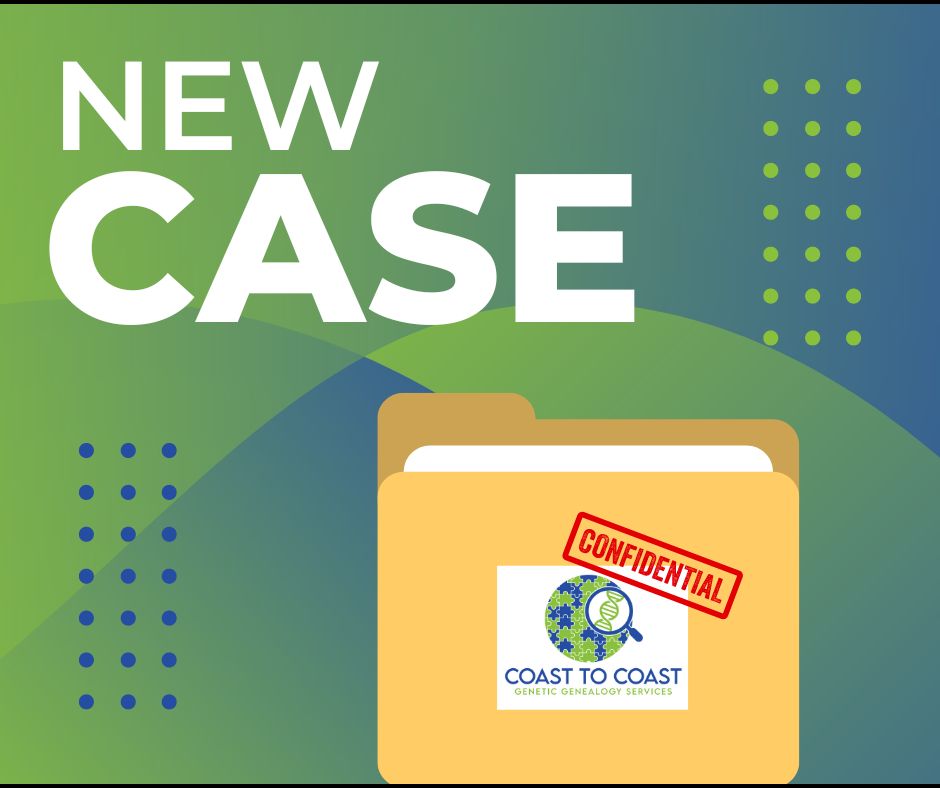 CoastToCoastGG's tweet photo. While awaiting identity confirmation for other cases, another new case just entered our pipeline! 

We're excited to work with a new law enforcement agency as well as one of our trusted lab partners, @IMForensicLab. We look forward to sharing more information when we can! https://t.co/ItZJdwKmsl